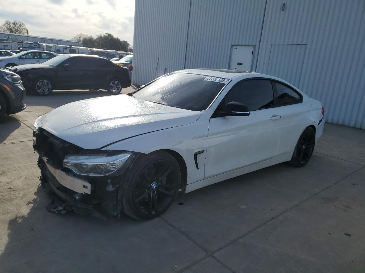2014 Bmw 435 I იყიდება Sacramento-ში, CA - Front End