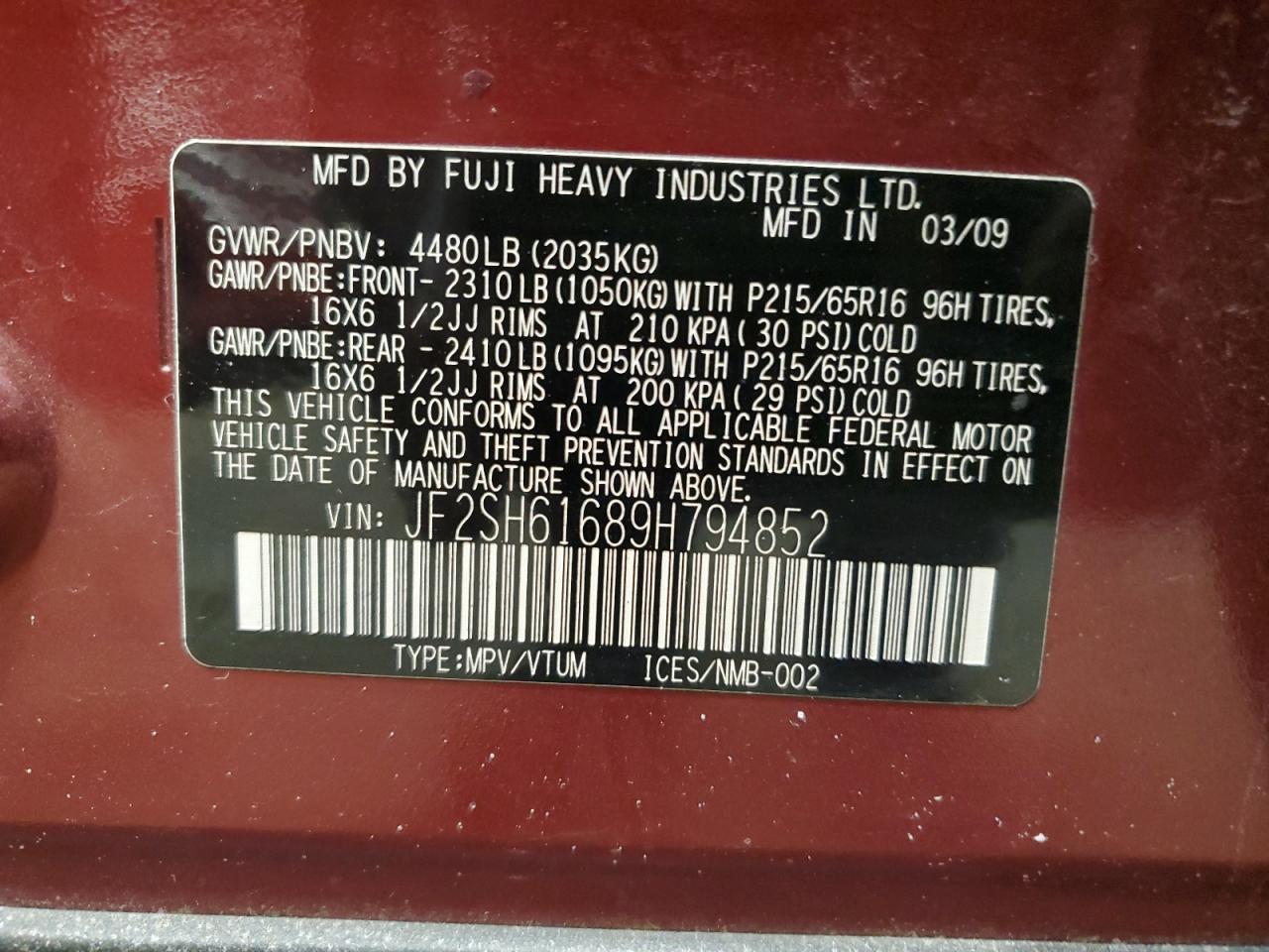 2009 Subaru Forester - Image 13