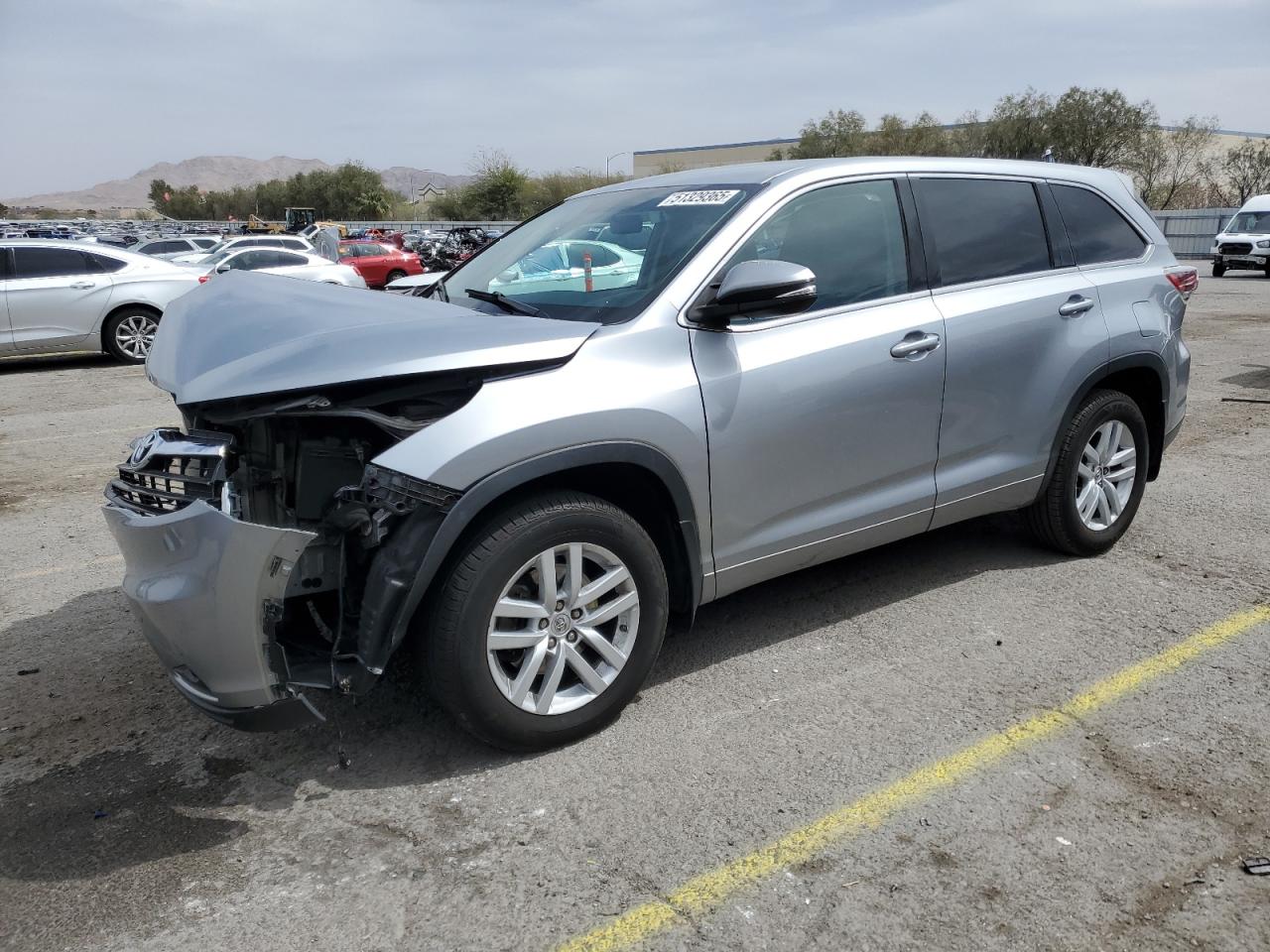 2015 Toyota Highlander Le en Venta en Las Vegas, NV - Front End