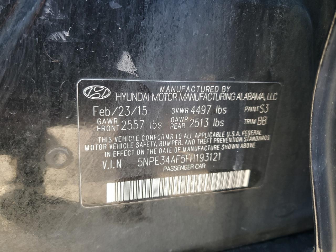 2015 Hyundai Sonata - Image 13