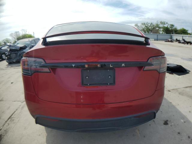  TESLA MODEL X 2023 Красный