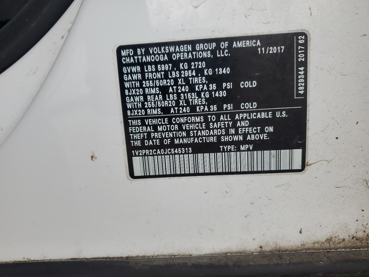 2018 Volkswagen Atlas - Image 13
