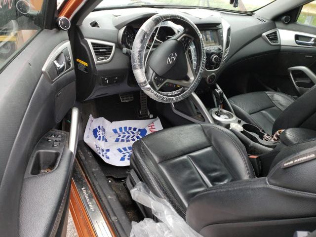 Coupet HYUNDAI VELOSTER 2015 Pomarańczowy
