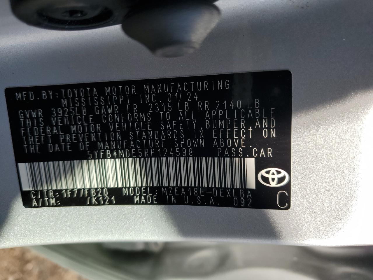 2024 Toyota Corolla - Image 12