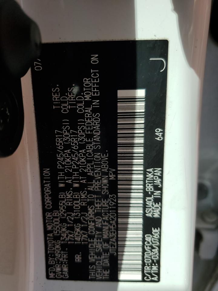 2009 Toyota Highlander VIN: JTEZA3EH5A2011923 Lot: 48349685