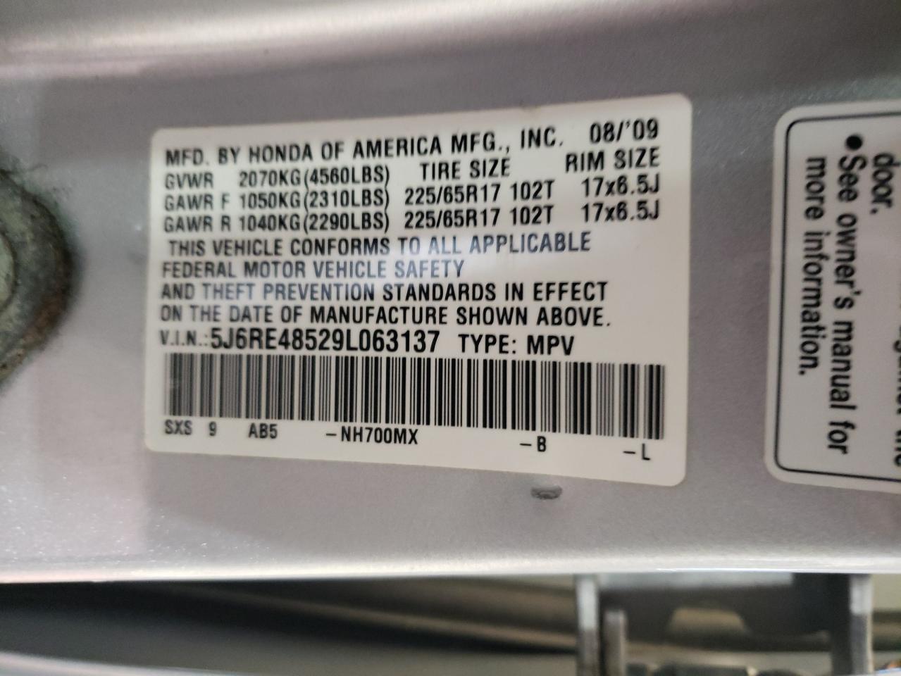 2009 Honda CR-V - Image 13