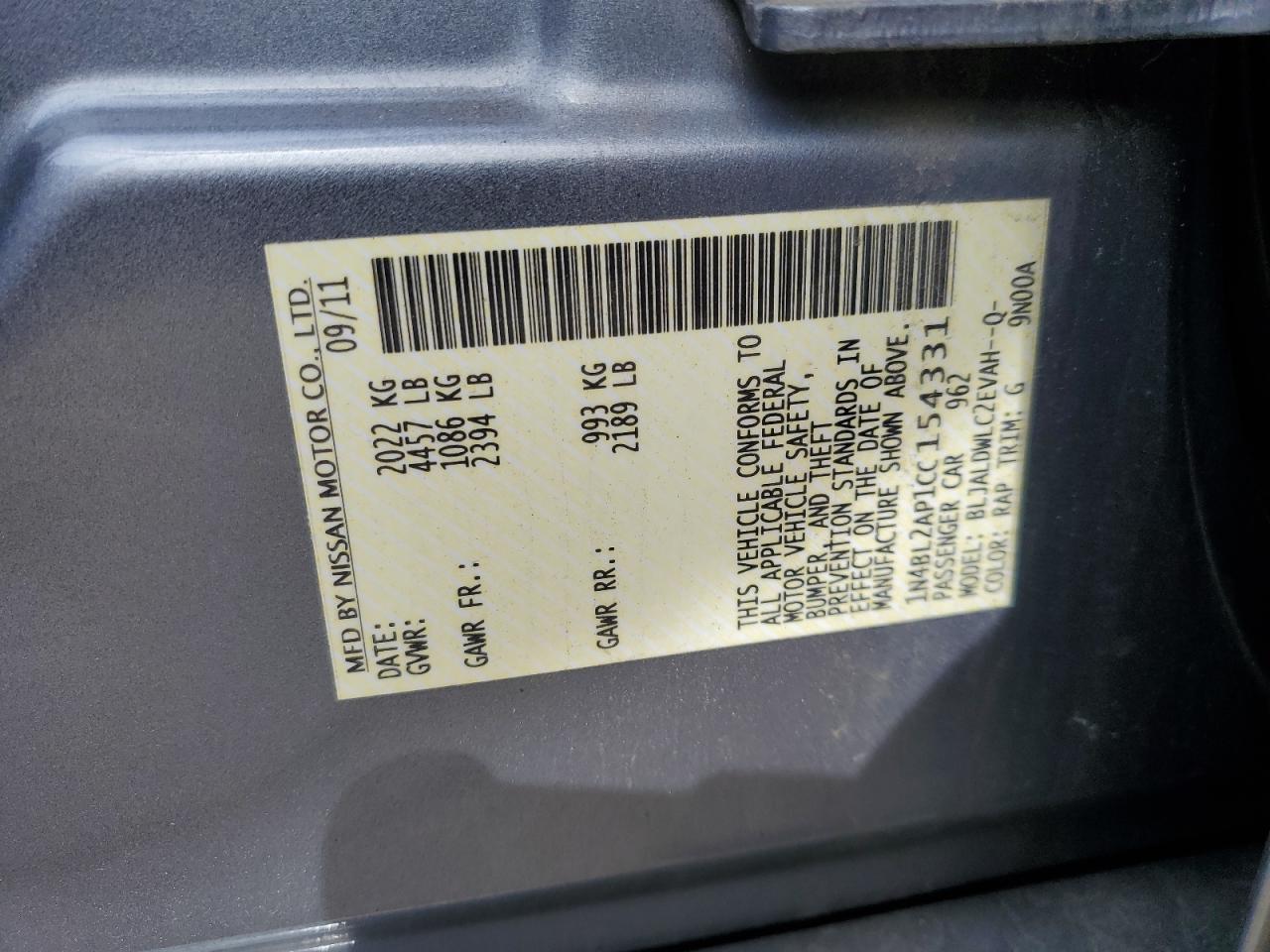 2012 Nissan Altima - Image 14