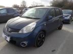 2012 NISSAN NOTE N-TEC for sale at Copart SANDWICH