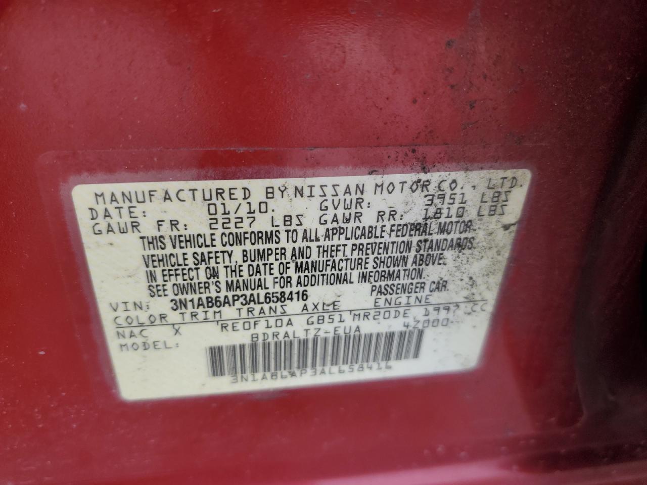 2010 Nissan Sentra - Image 14
