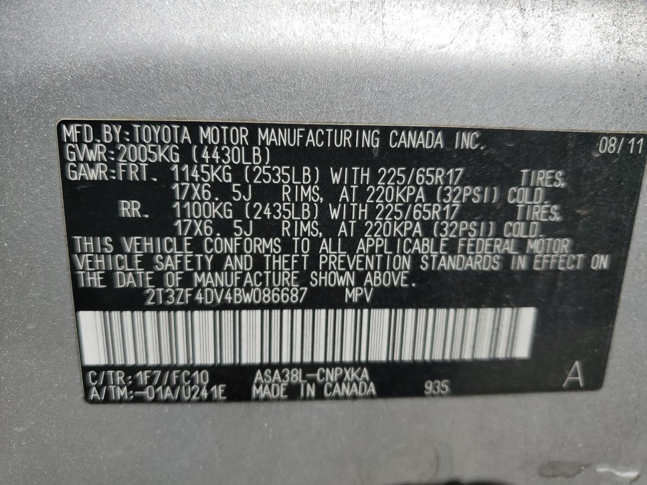 2011 Toyota RAV 4 - Image 13