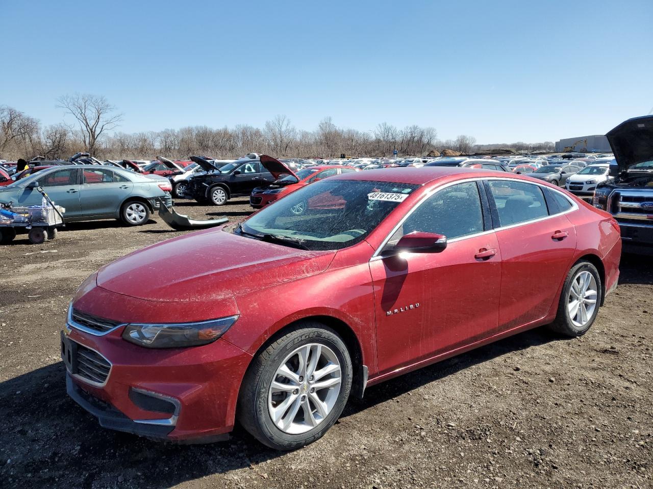 2016 Chevrolet Malibu Lt იყიდება Des Moines-ში, IA - Side