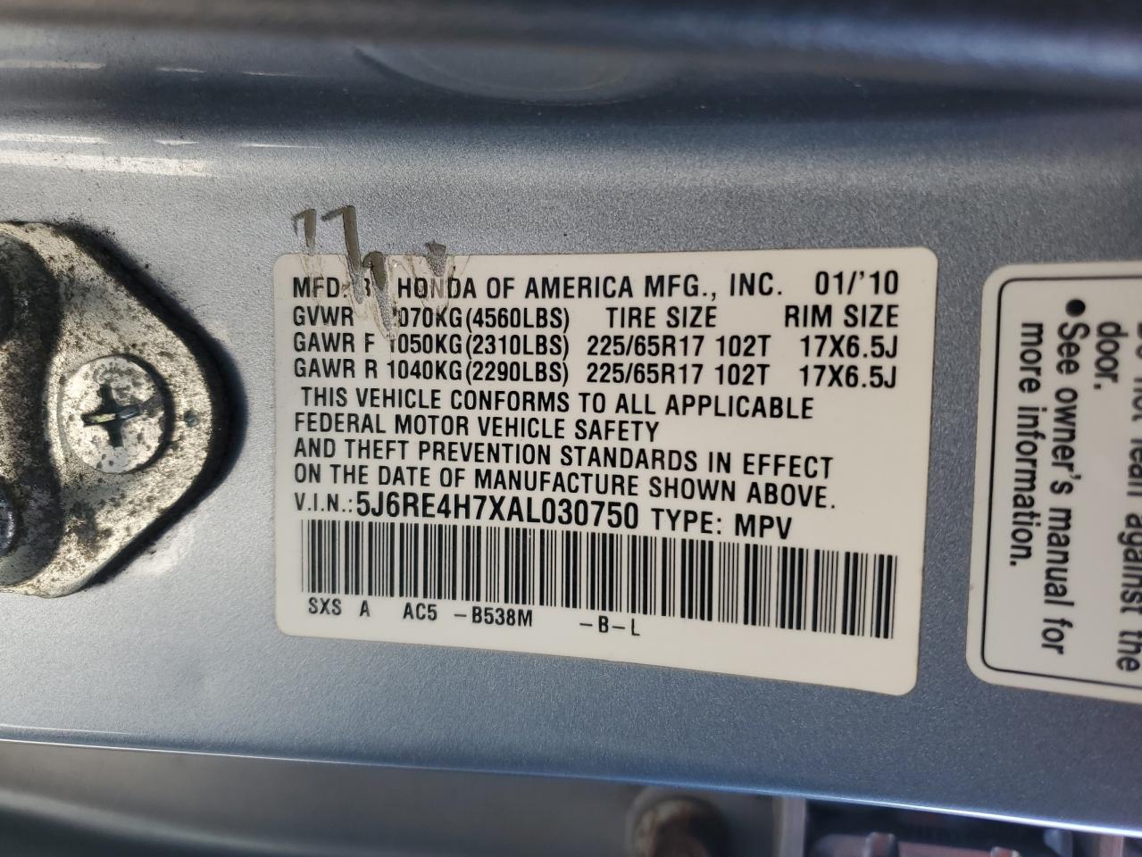 2010 Honda CR-V - Image 13