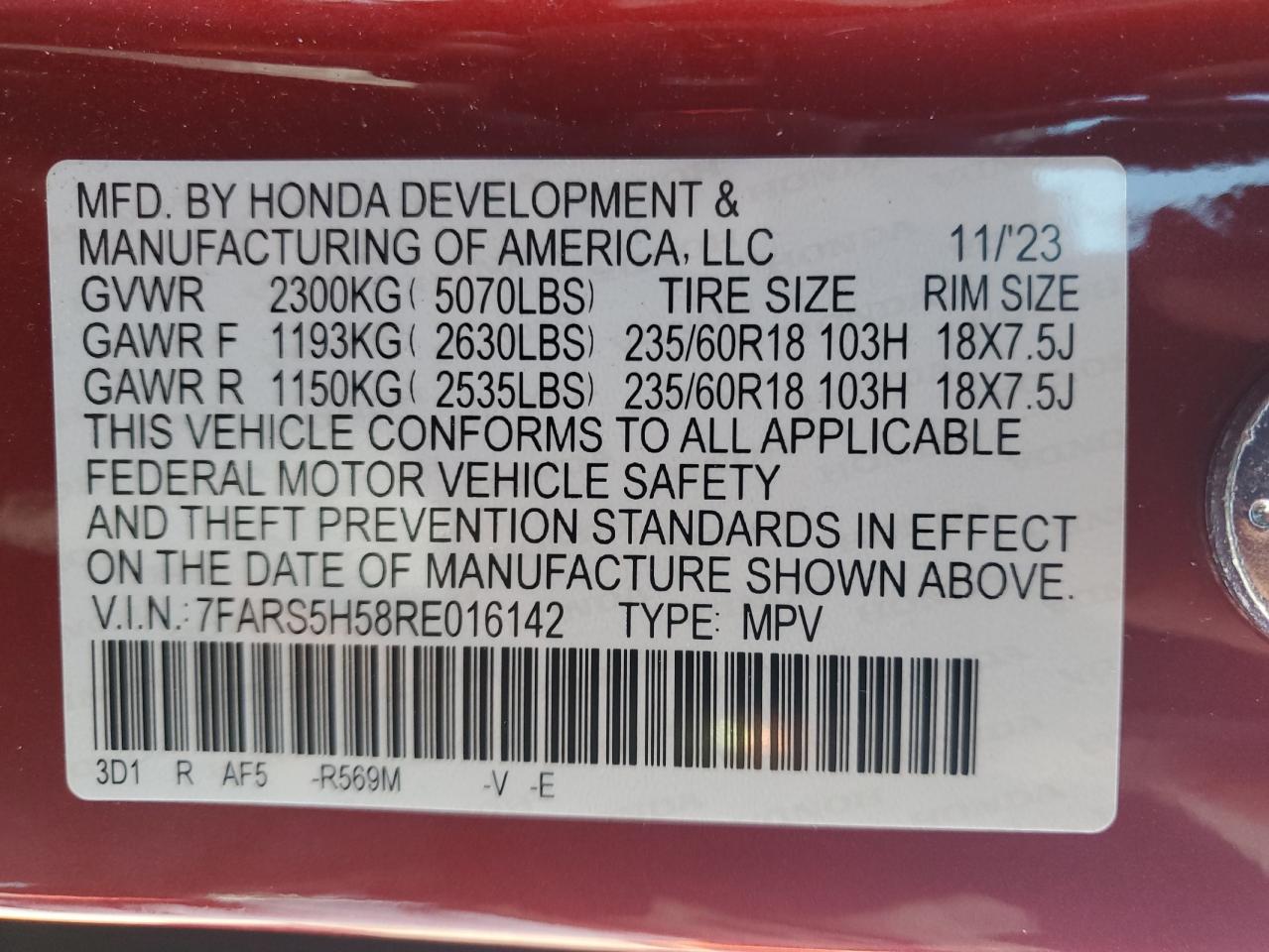 2024 Honda CR-V - Image 15