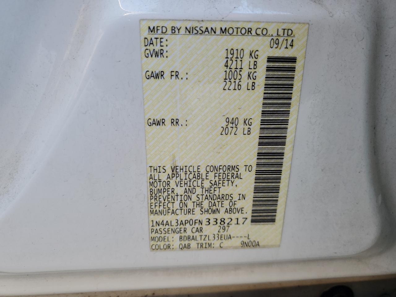 2015 Nissan Altima - Image 14