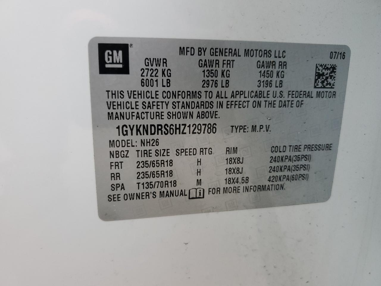 2017 Cadillac XT5 - Image 13