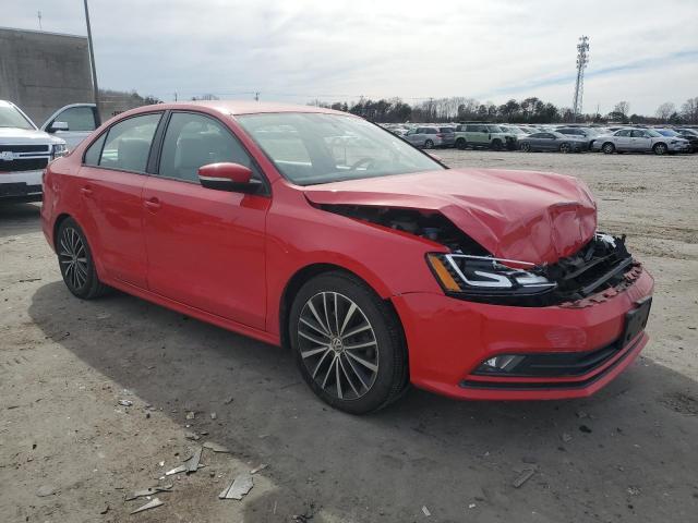  VOLKSWAGEN JETTA 2016 Czerwony