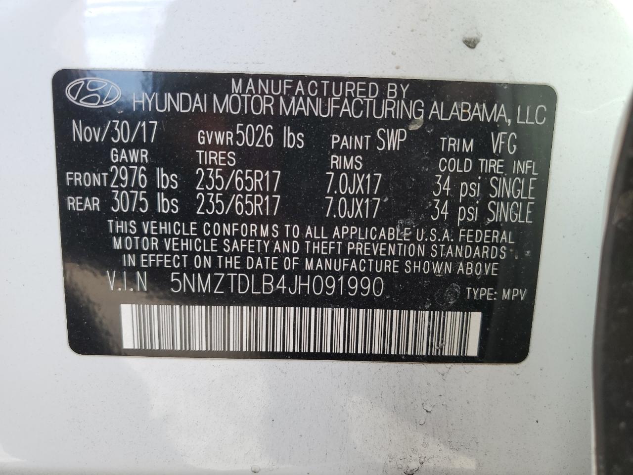 2018 Hyundai Santa Fe - Image 15