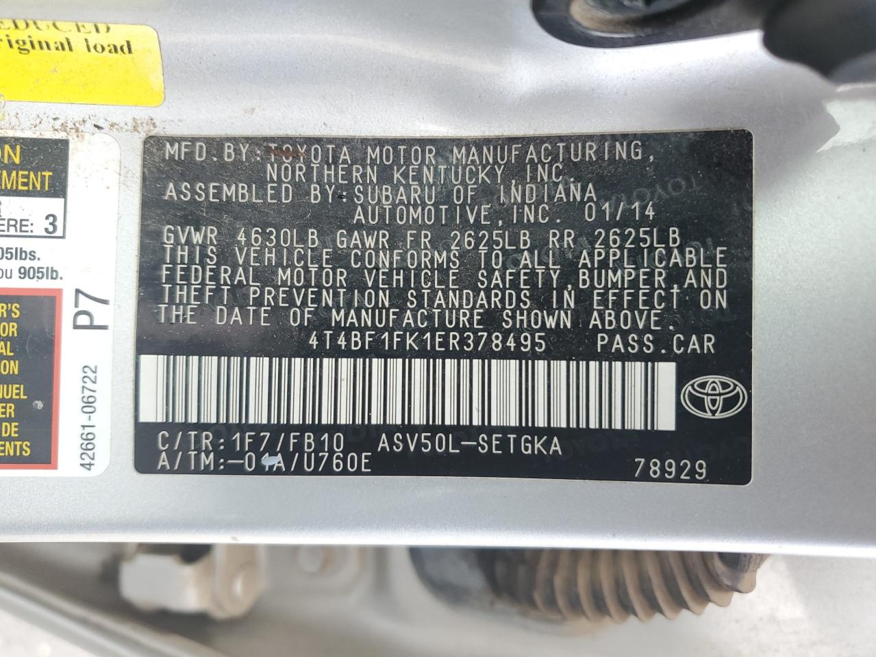 2014 Toyota Camry - Image 12