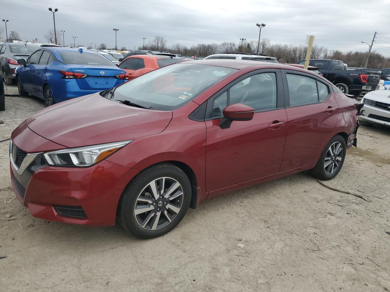 2021 Nissan Versa Sv de vânzare în Indianapolis, IN - Rear End