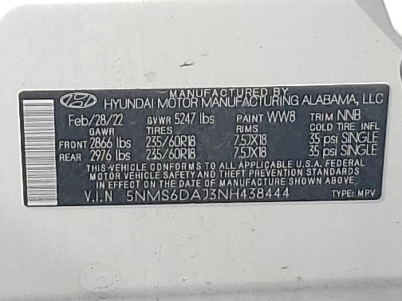 2022 Hyundai Santa Fe - Image 12