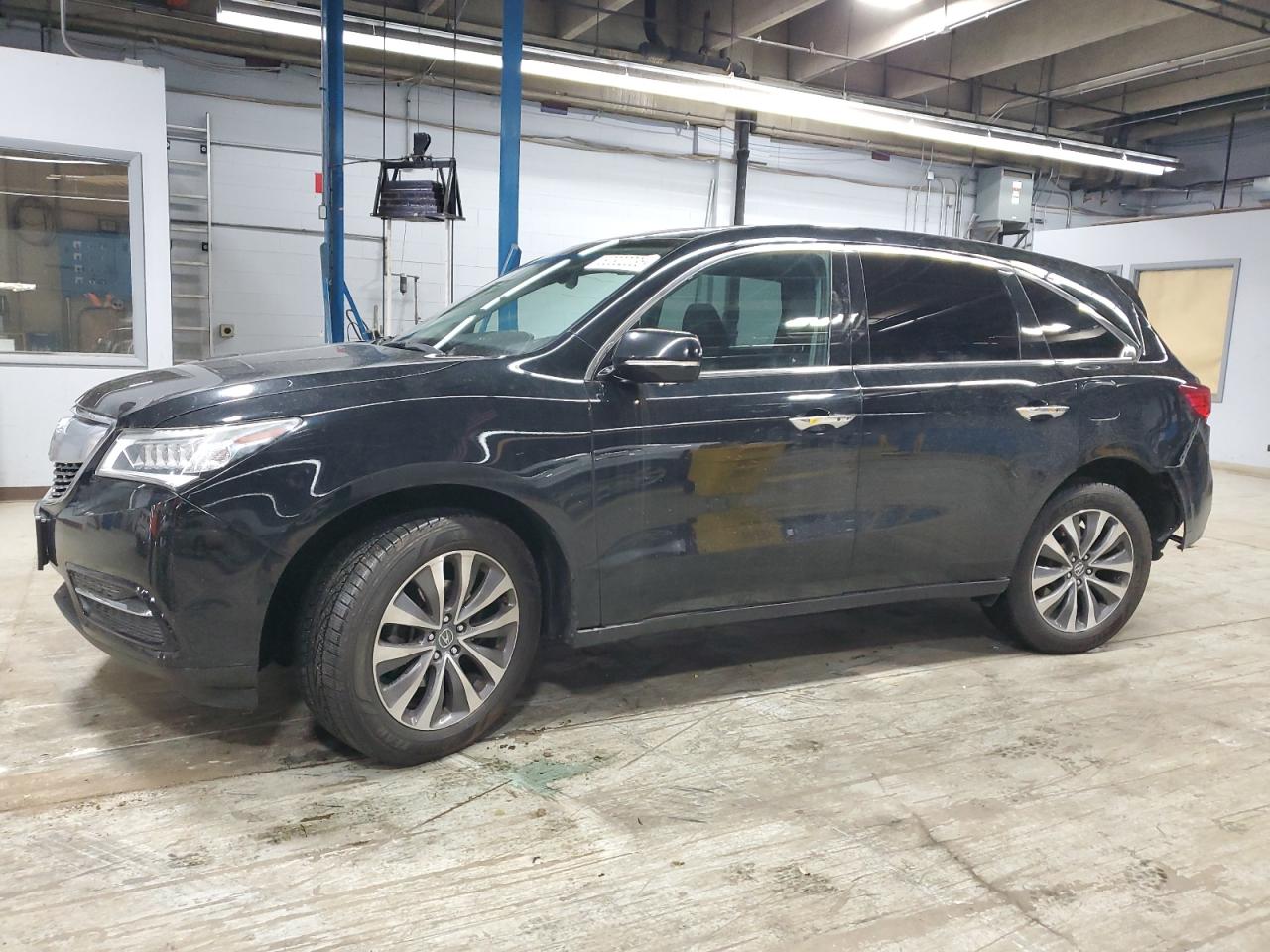 2016 Acura Mdx Technology იყიდება Wheeling-ში, IL - Rear End