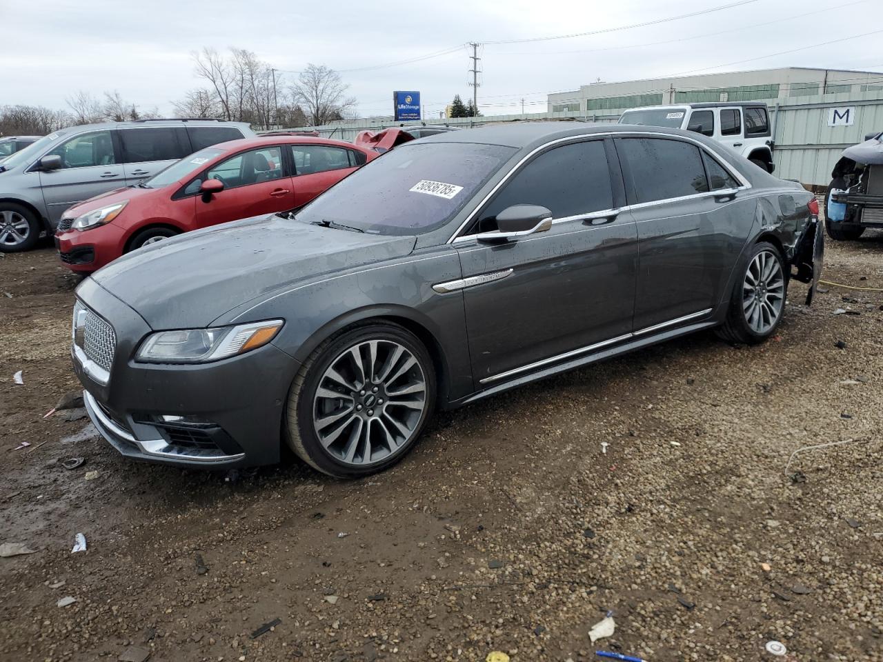 2018 Lincoln Continental Reserve de vânzare în Chicago Heights, IL - Rear End