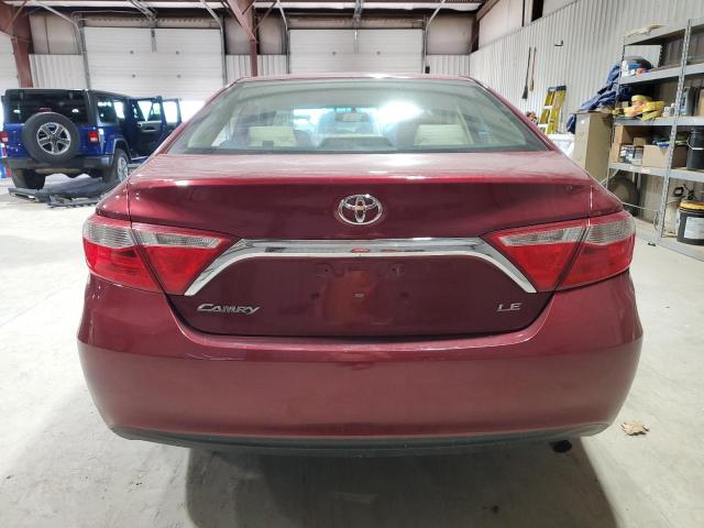  TOYOTA CAMRY 2016 Красный