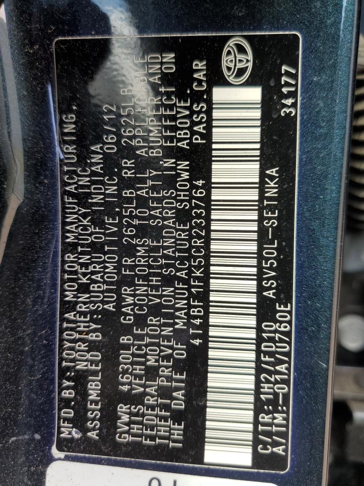 2012 Toyota Camry - Image 14