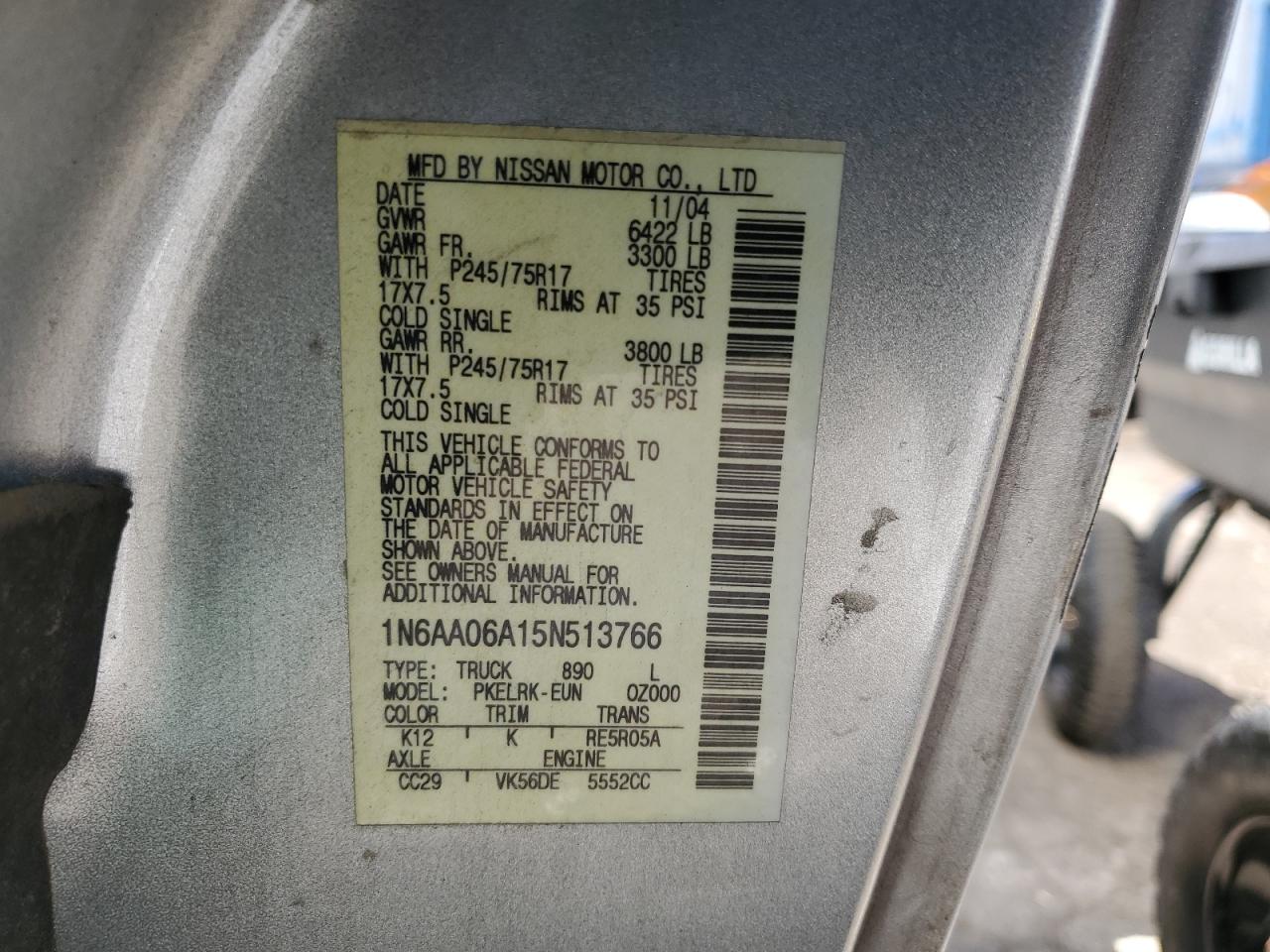 2005 Nissan Titan - Image 12