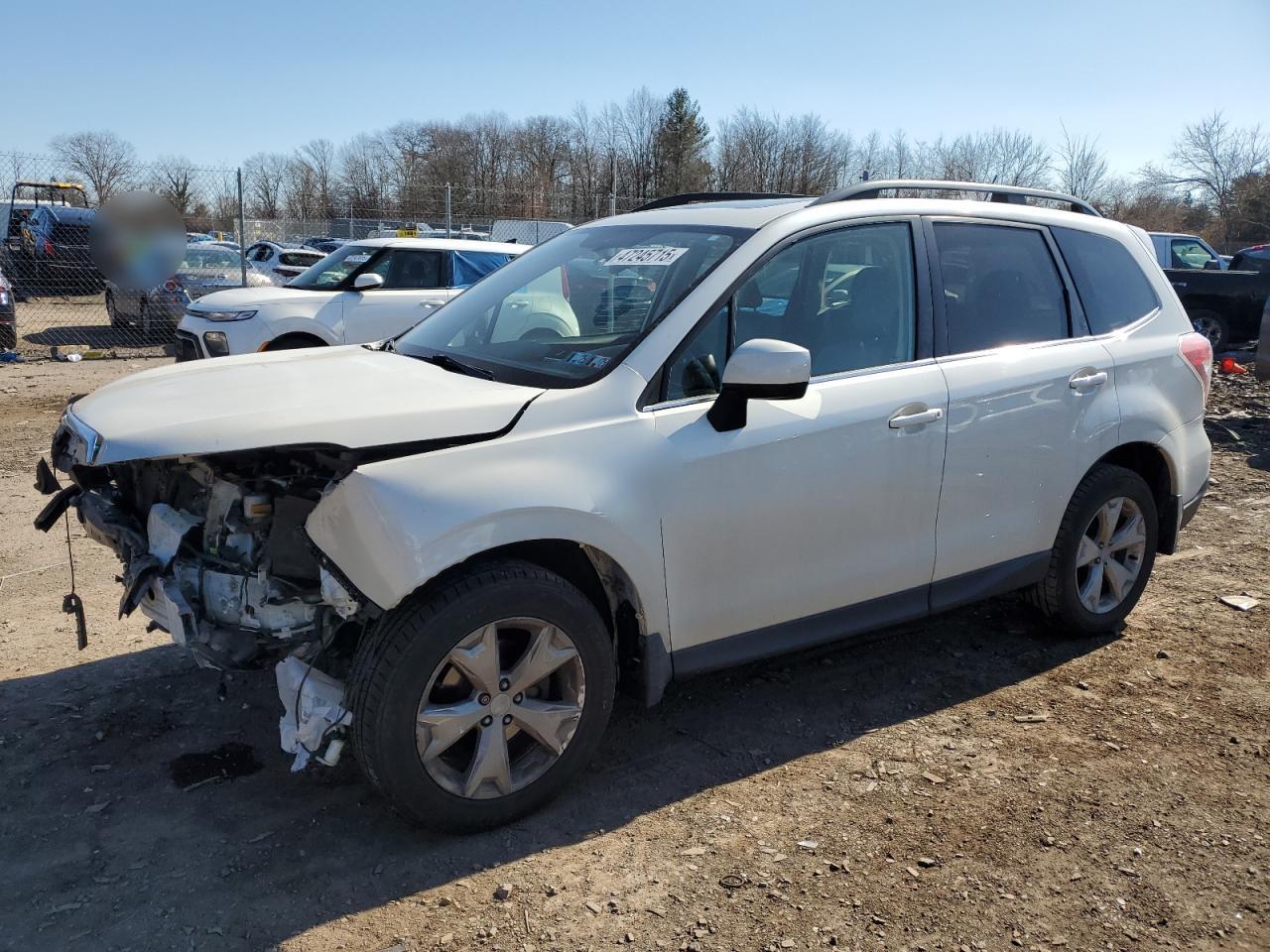 2015 Subaru Forester 2.5I Limited продається в Chalfont, PA - Front End