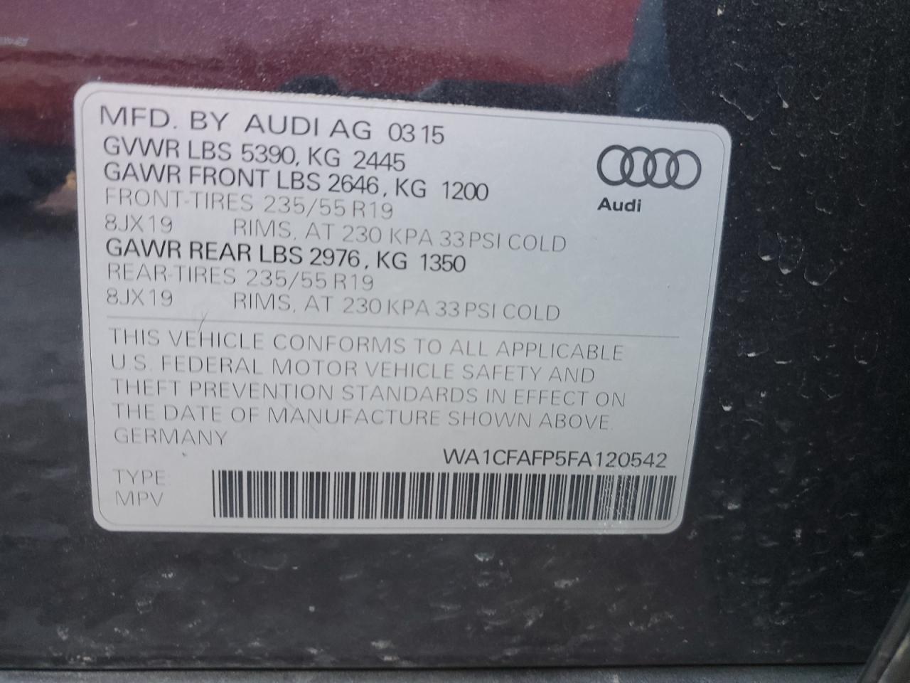 2015 Audi Q5 - Image 14