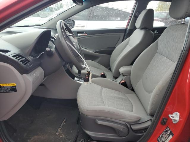  HYUNDAI ACCENT 2013 Червоний