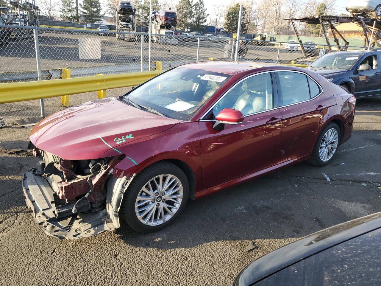 2018 Toyota Camry L de vânzare în Denver, CO - Front End