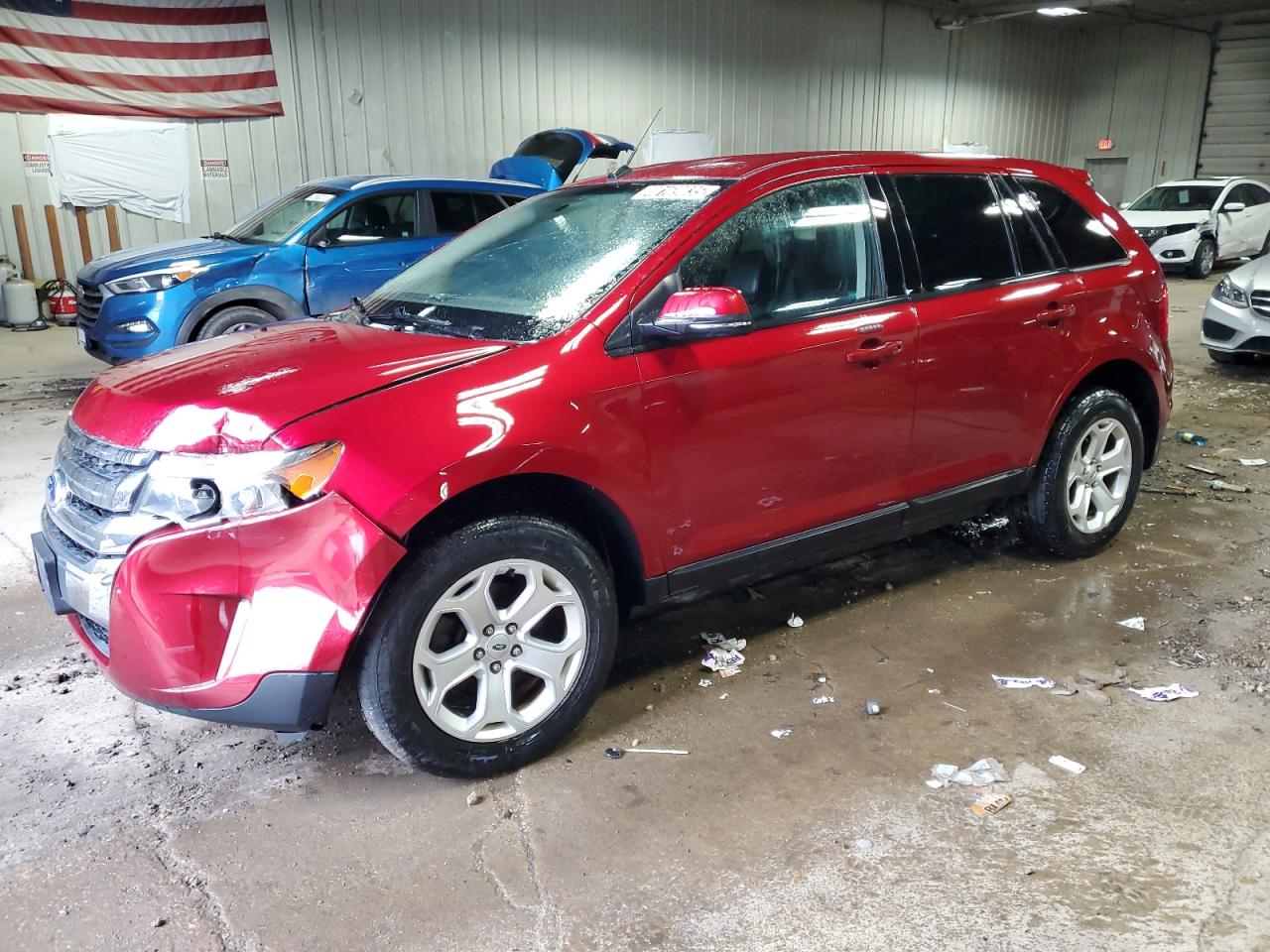 2014 Ford Edge Sel en Venta en Franklin, WI - All Over