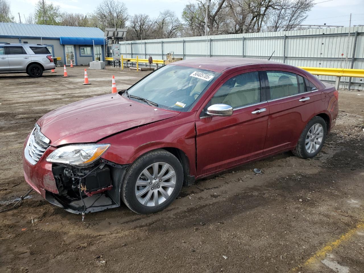 2013 Chrysler 200 Limited red null flexible 1C3CCBCG5DN588001 photo #1