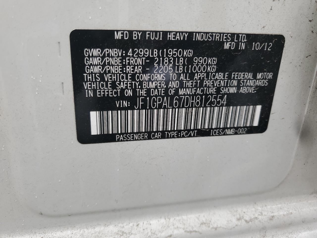 2013 Subaru Impreza - Image 14