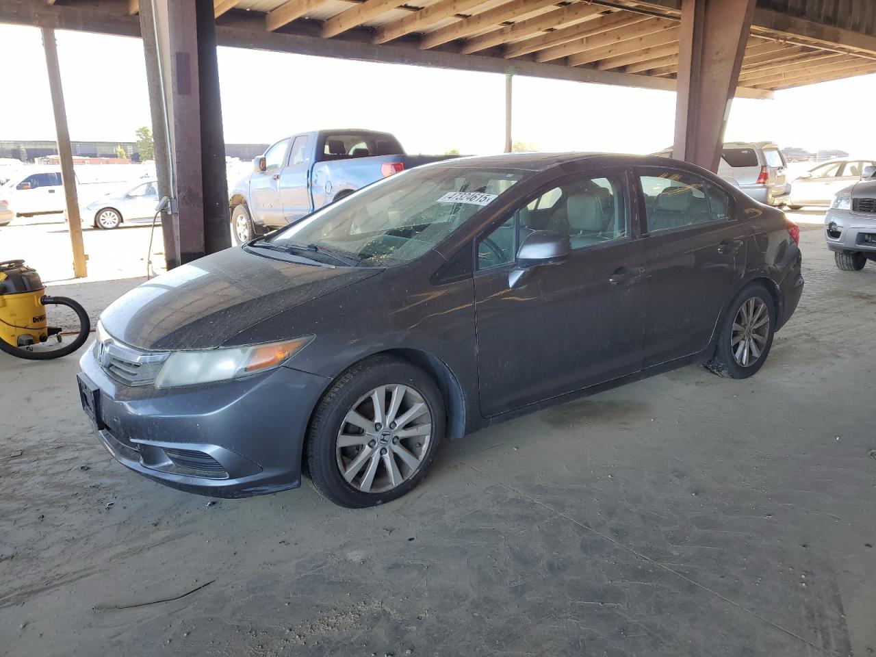 2012 Honda Civic Exl იყიდება American Canyon-ში, CA - Side