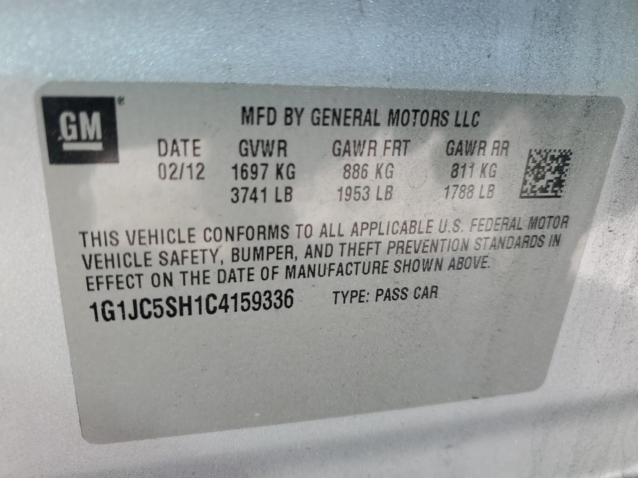 2012 Chevrolet Sonic - Image 12