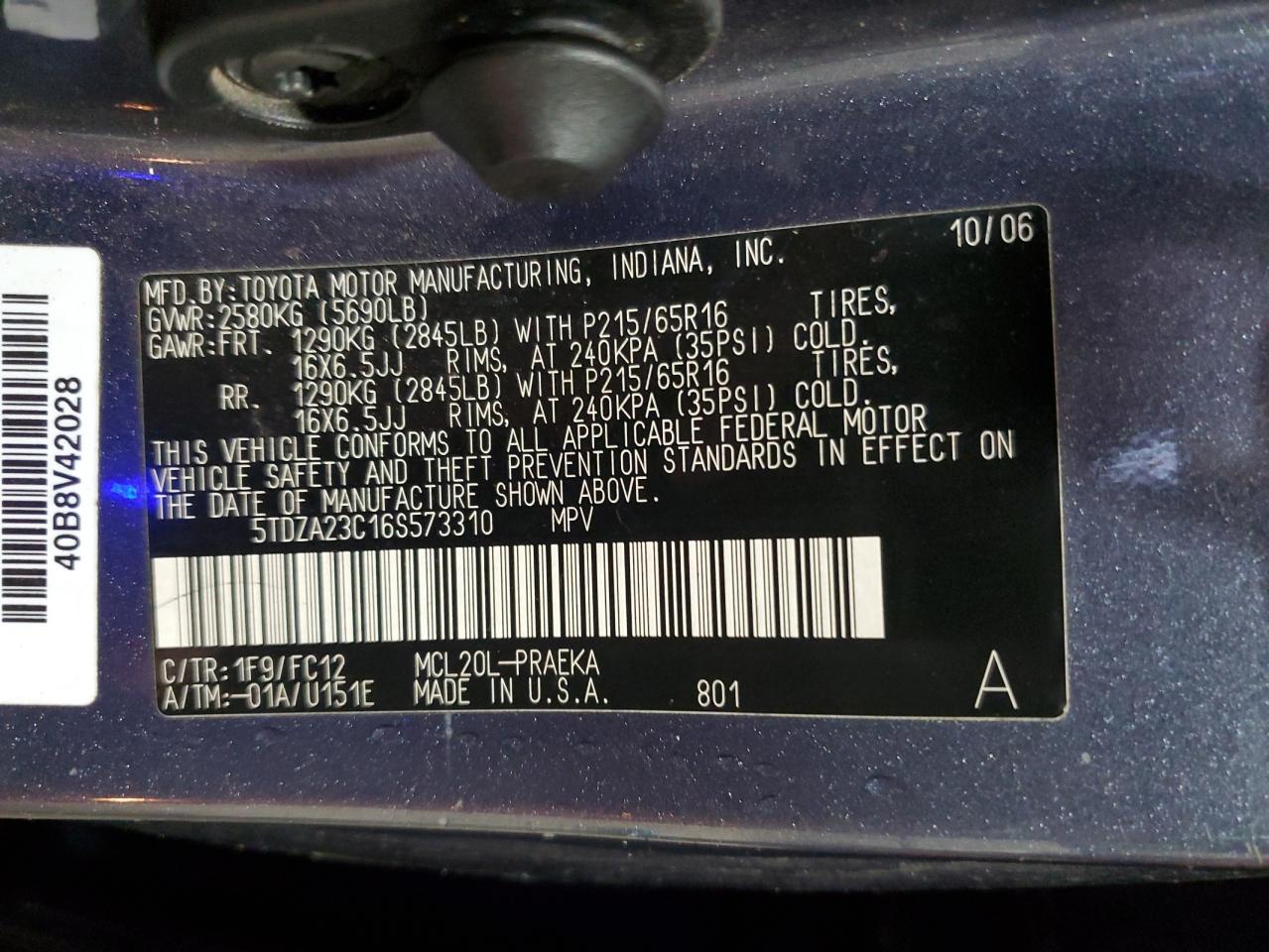 2006 Toyota Sienna - Image 13