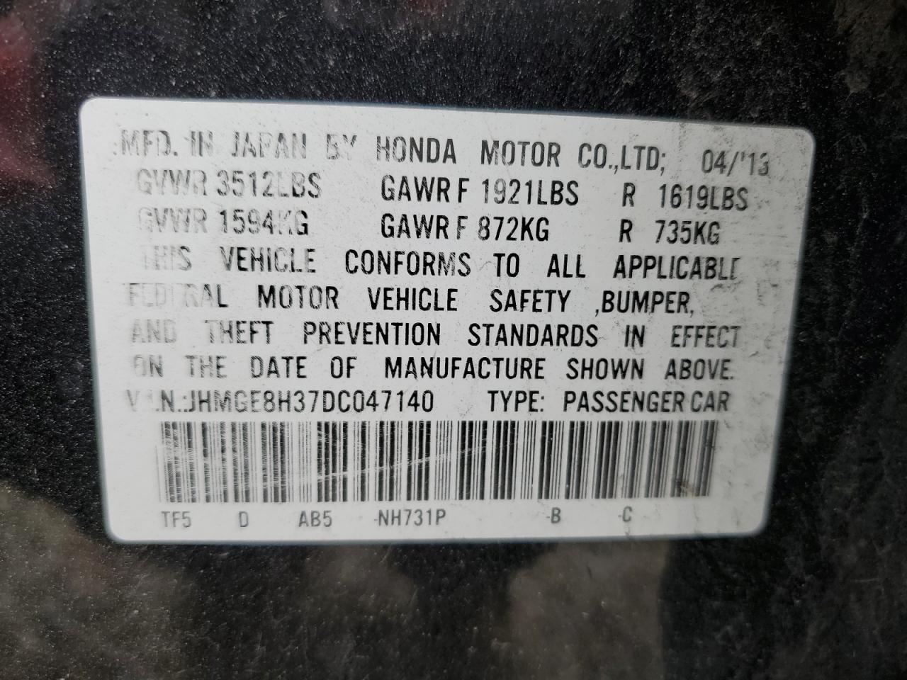 2013 Honda Fit - Image 13