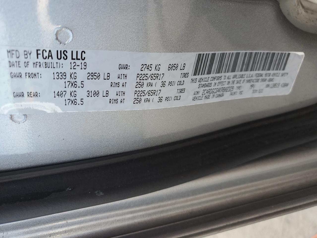 2019 Dodge Caravan - Image 14