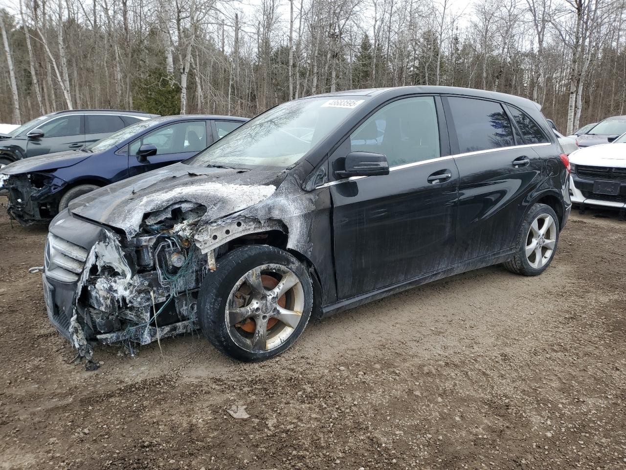 2014 Mercedes-Benz B250 zu verkaufen in Cookstown, ON - Burn - Engine