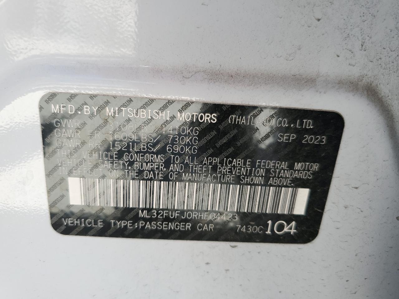 2024 Mitsubishi Mirage - Image 12