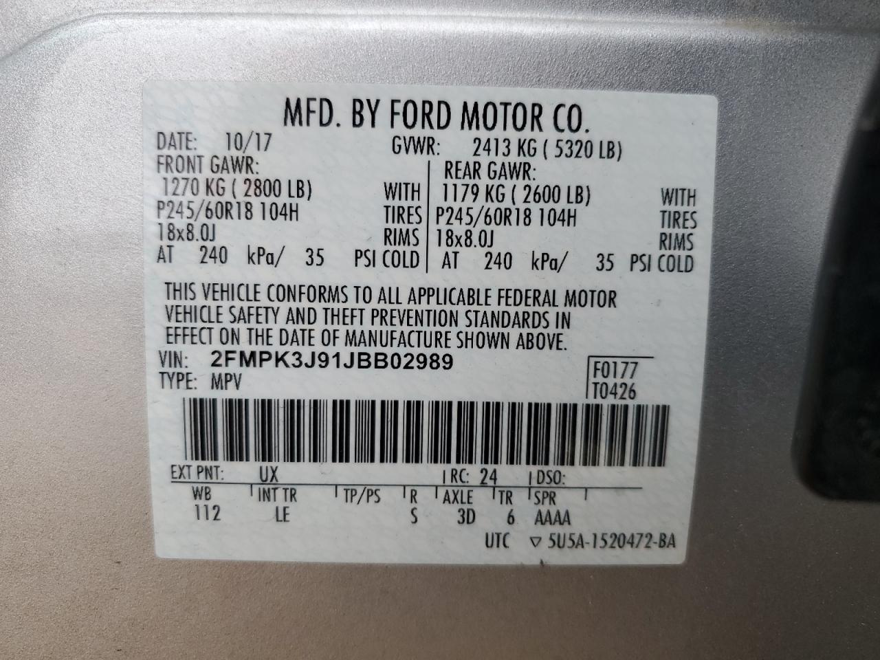 2018 Ford Edge - Image 15