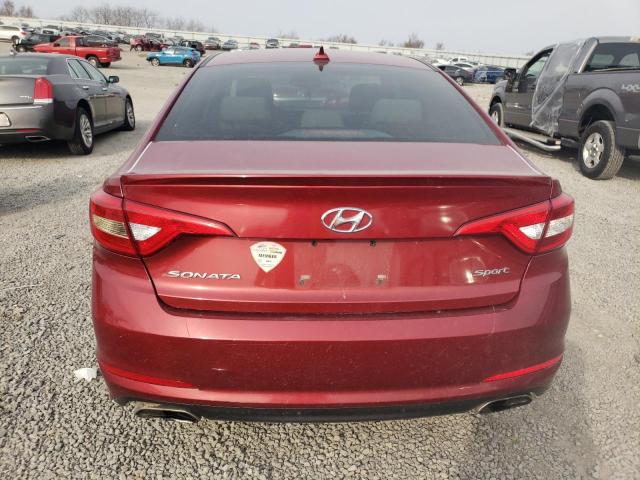 Седани HYUNDAI SONATA 2016 Червоний