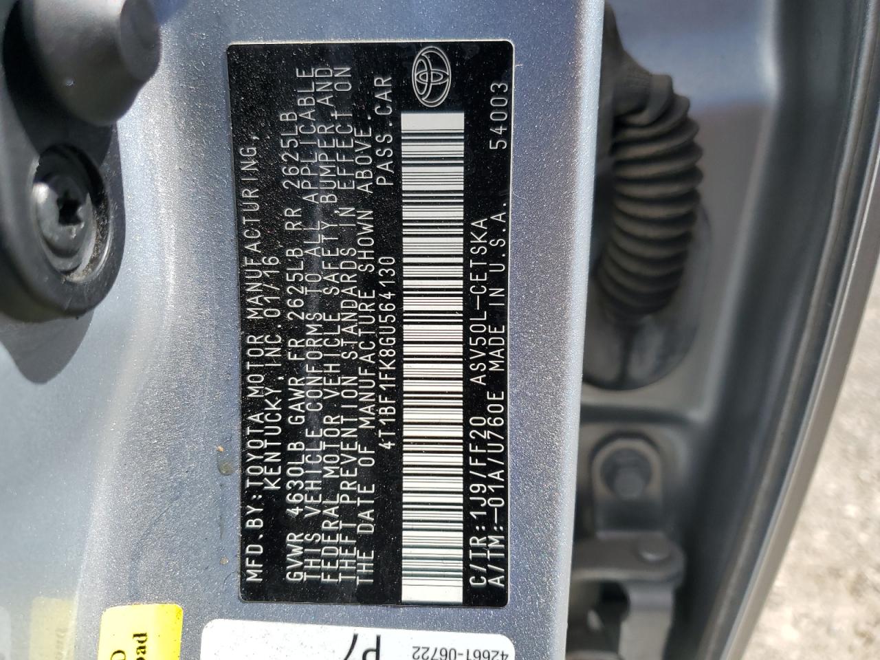 2016 Toyota Camry - Image 12