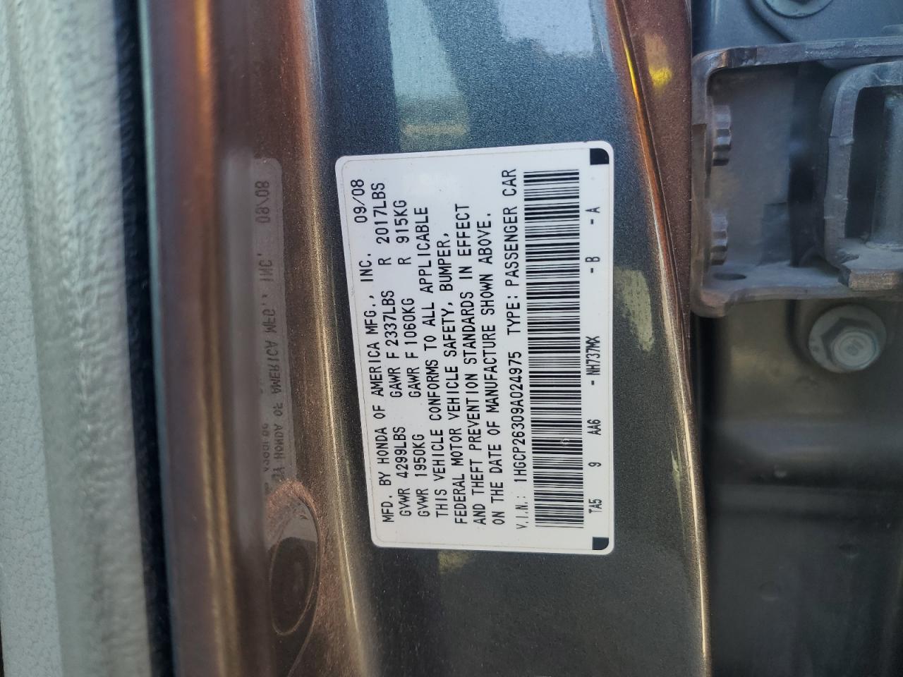 2009 Honda Accord - Image 12