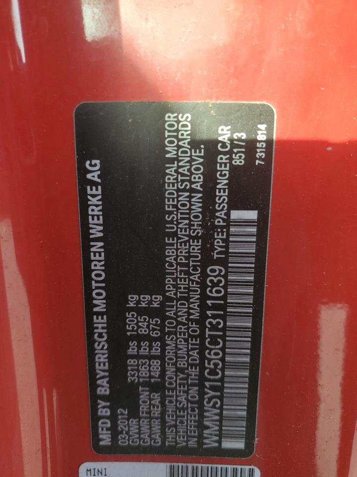 2012 MINI Cooper - Image 12