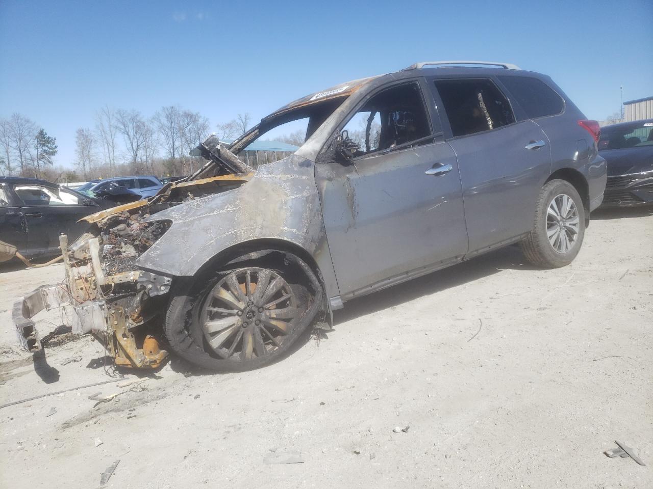 2017 Nissan Pathfinder S იყიდება Spartanburg-ში, SC - Burn