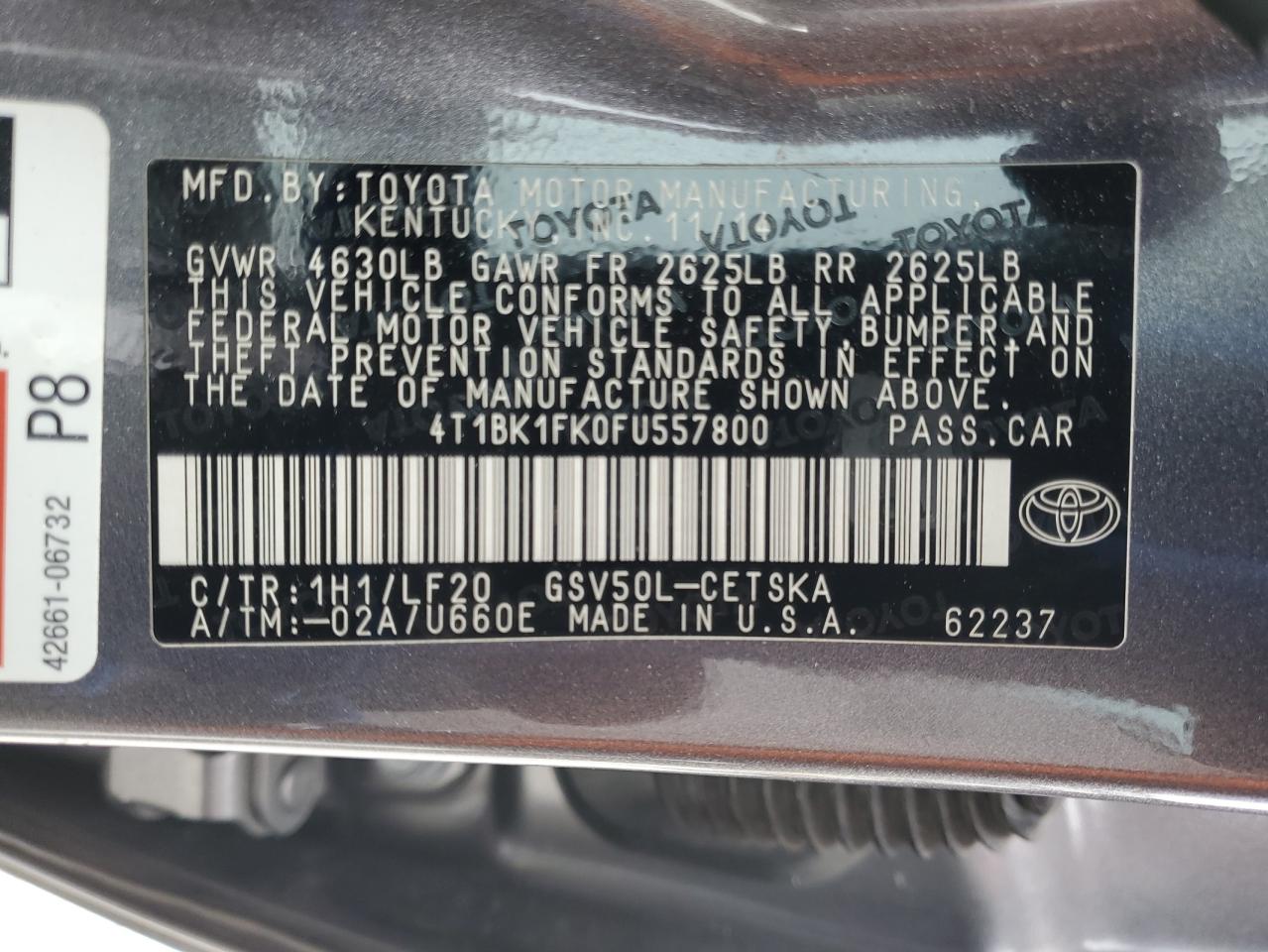 2015 Toyota Camry - Image 12